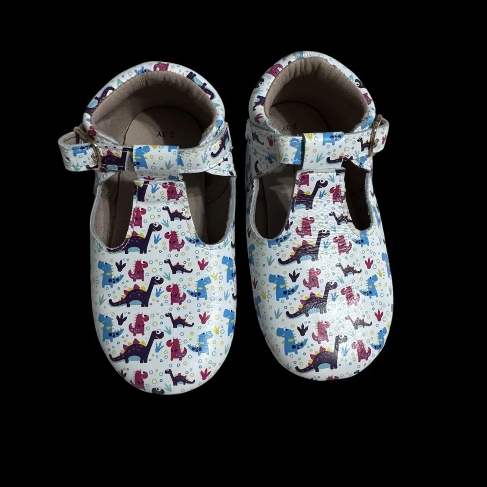 Monkey Feet Dinosaur Print Baby Shoe